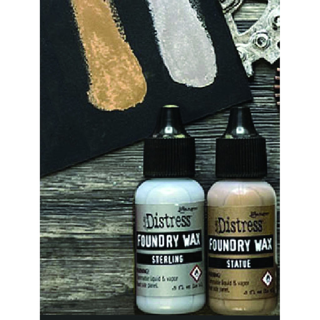 Tim Holtz Distress® Foundry Wax Kit 2 - Sterling/Statue