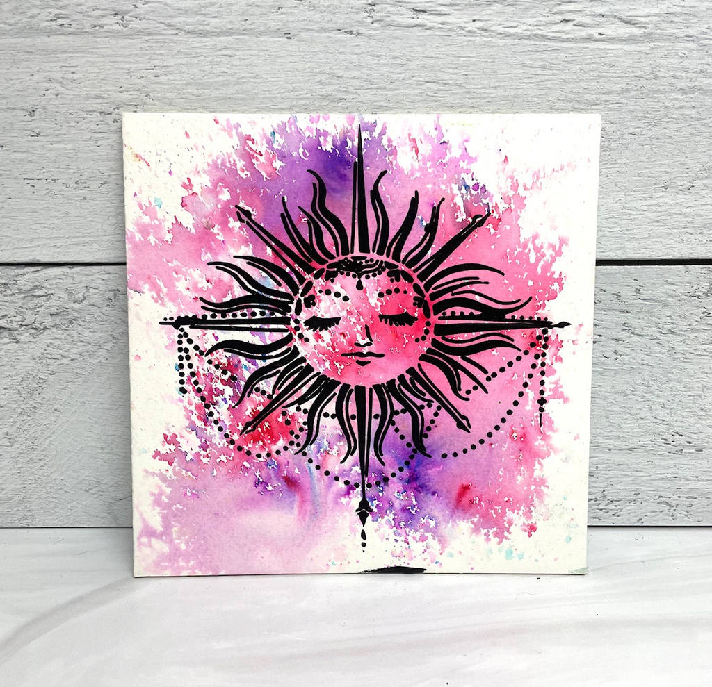 6x6 Stencil Celestial Sun4