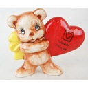 Bear Plain with Heart on Left Box Quantity 6