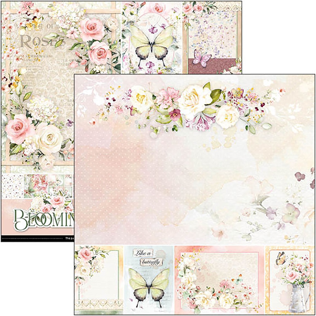 Ciao Bella Blooming 12" x 12" Paper Pad 