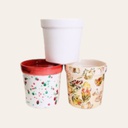 Traditional Flower Pot + Rim 15cm (carton of 8)