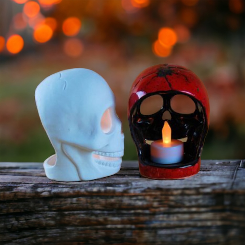 Skull T-Light (carton of 6)