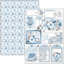 Elegance of Blue  Creative Pad A4 9/Pkg