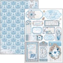 Elegance of Blue  Creative Pad A4 9/Pkg