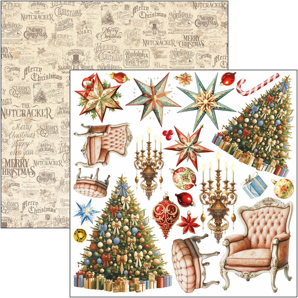 The Nutcracker  Fussy Cut Pad 6"x6" 24/Pkg