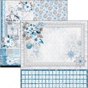 Elegance of Blue  Patterns Pad 12"x12" 8/Pkg