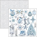 Elegance of Blue  Patterns Pad 12"x12" 8/Pkg