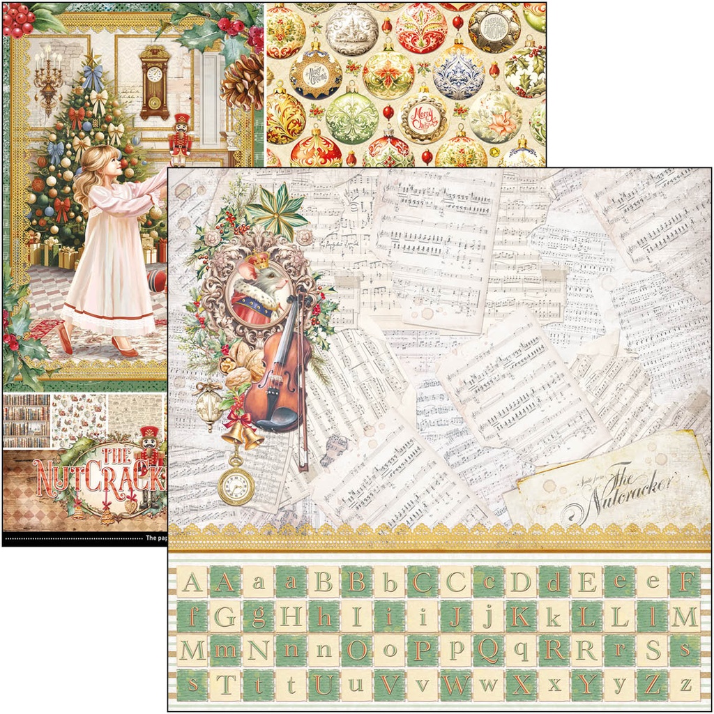 The Nutcracker  Patterns Pad 12"x12" 8/Pkg