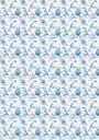 Vellum Elegance of Blue  Paper Patterns A4 6/Pkg