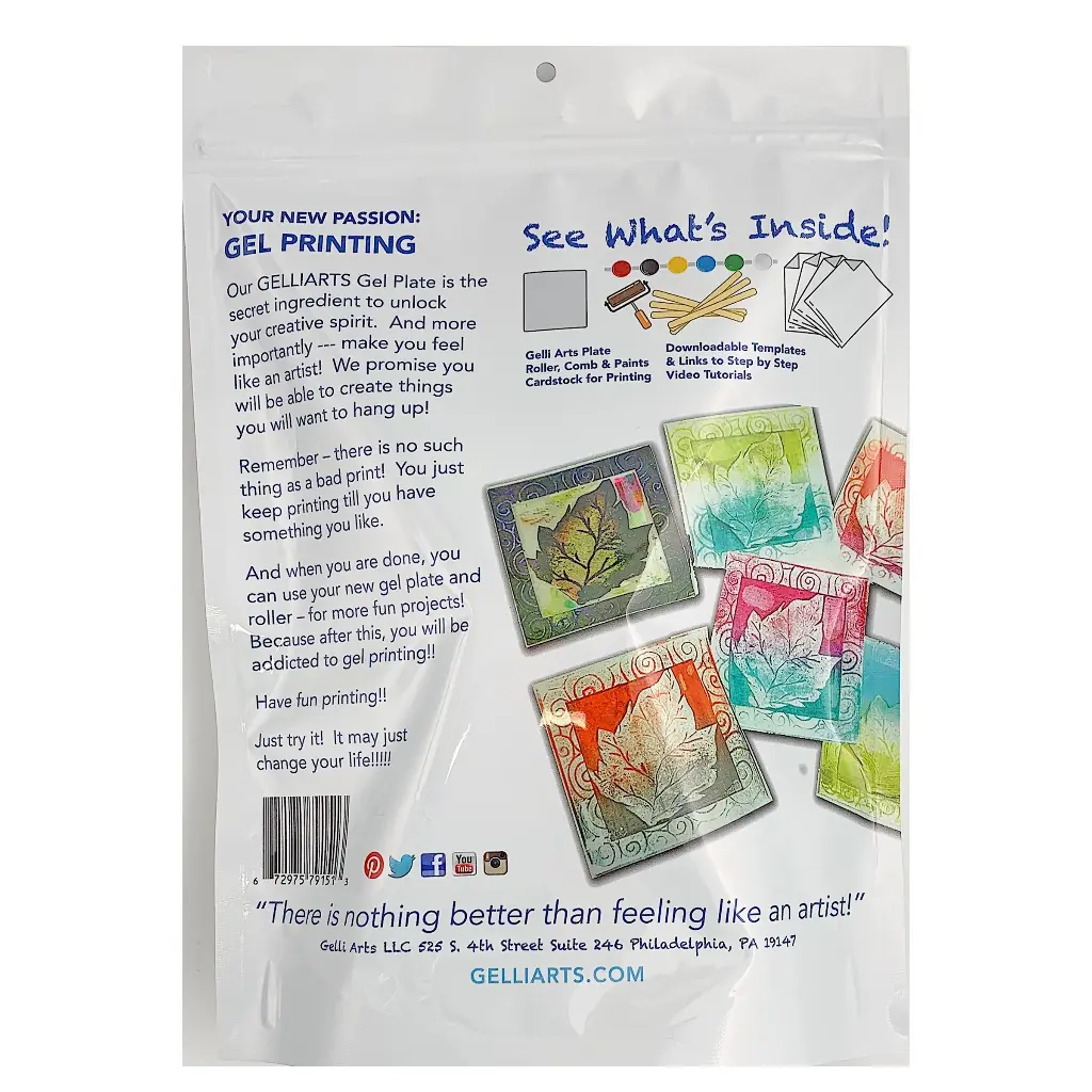 Gelli Arts Stamping Kit