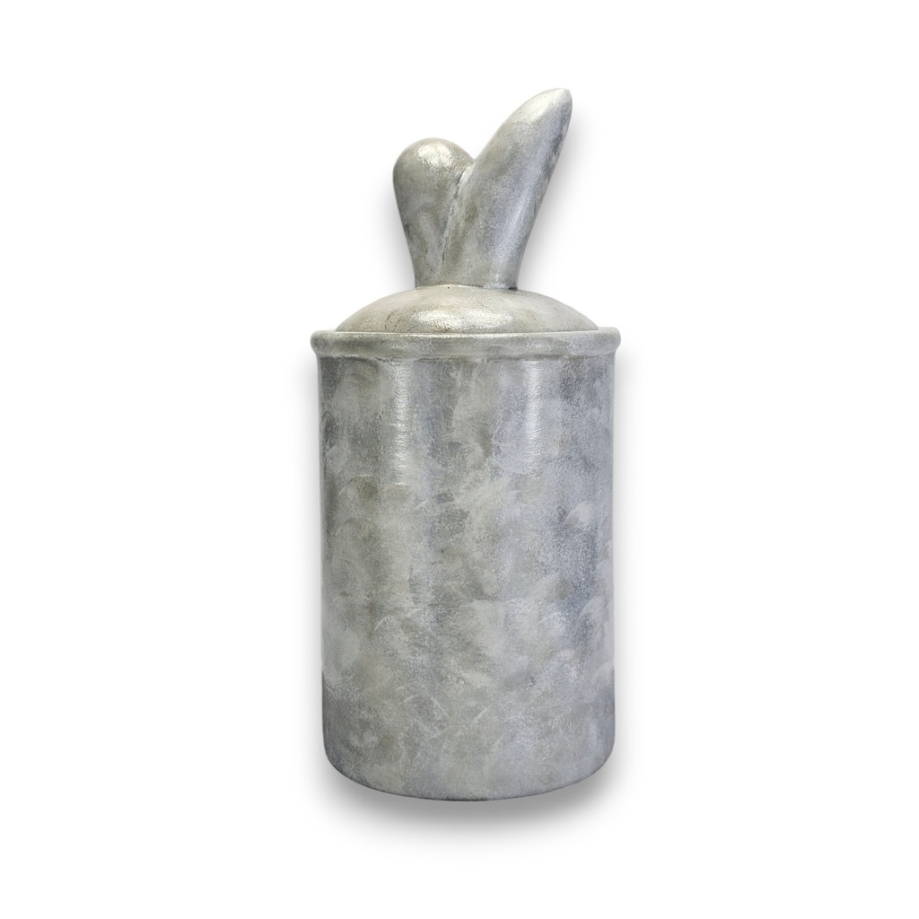 Treat/Tea Canister with Bunny ears  (Carton of 6)