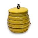 Honey Pot w/lid & Honey Stick (Carton of 6)