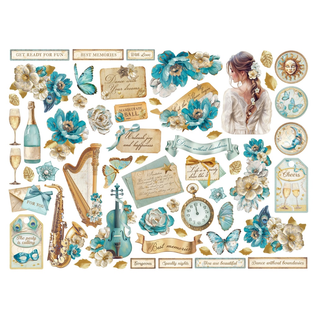 Die cuts assorted - Masquerade 