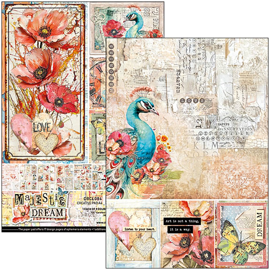 Majestic Dream  Creative Pad A4 9/Pkg