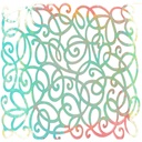 Personal Impressions Mylar Stencil - 6x6" - Loops and Swirls