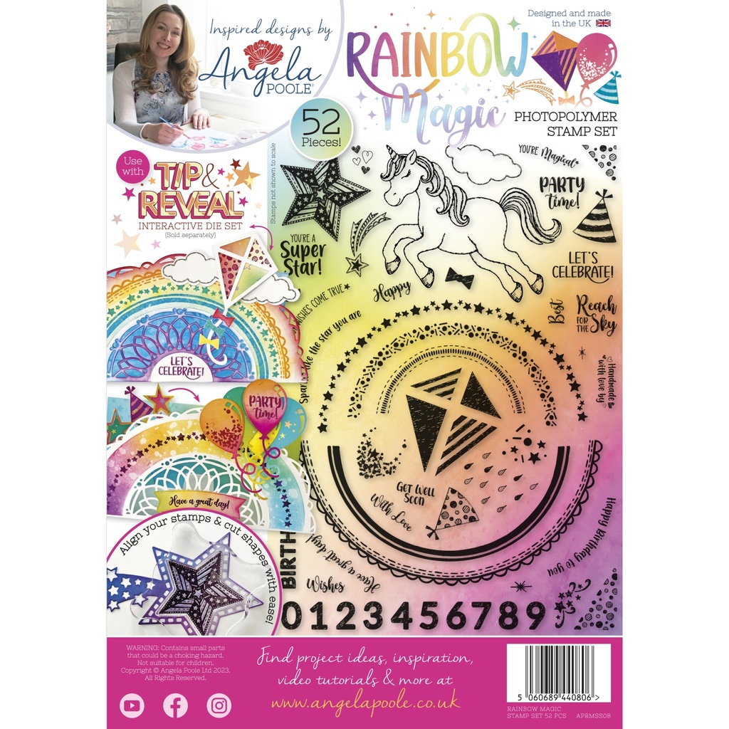 Rainbow Magic Photopolymer Stamp Set