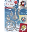 Angela Poole Link & Spin Christmastime Charms Die Set