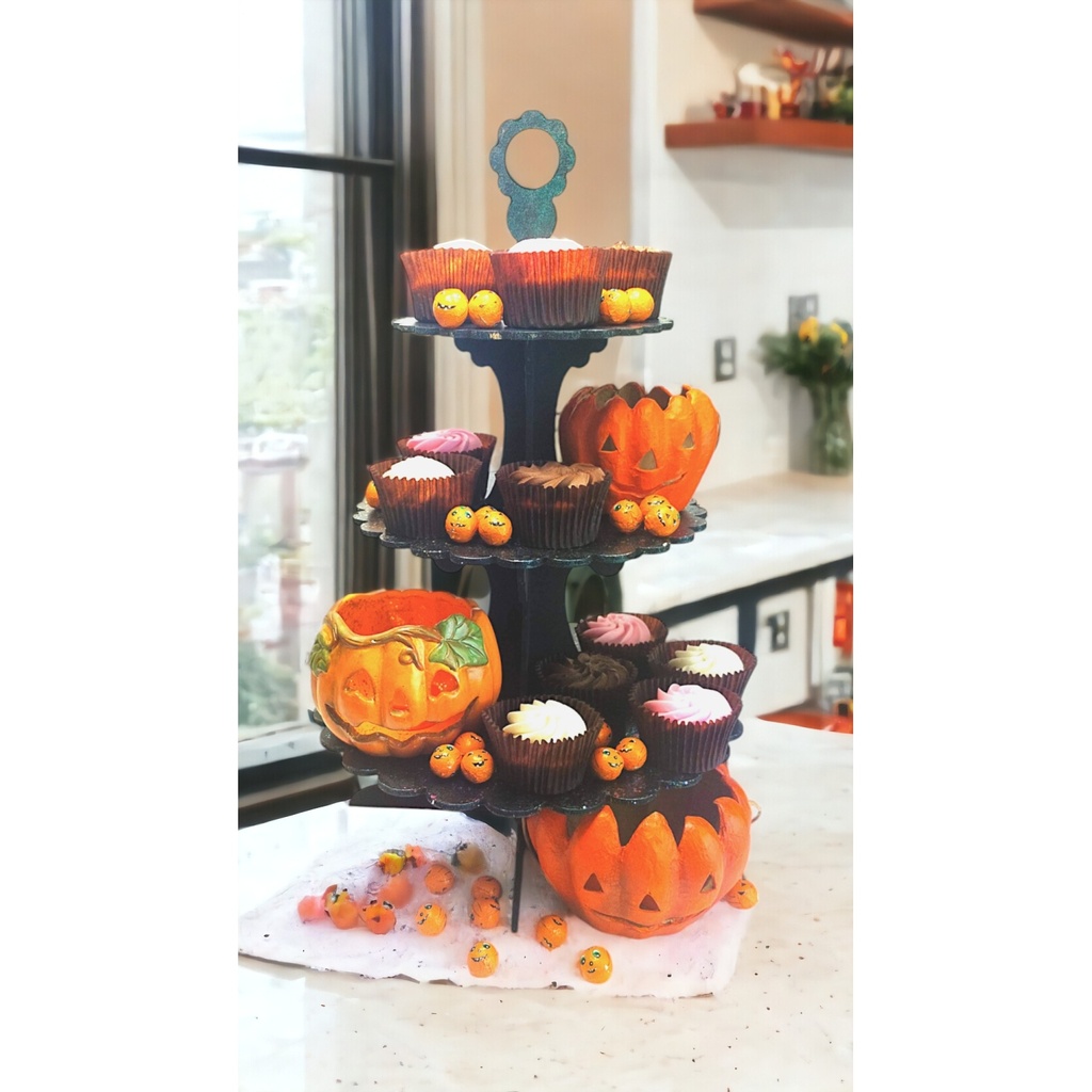 Halloween Cake Stand & Flash Iridescent Kit