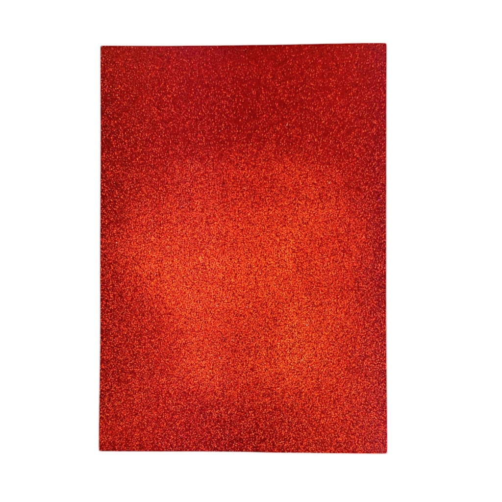 Red A4 Glitter Card - Pack of 10 sheets