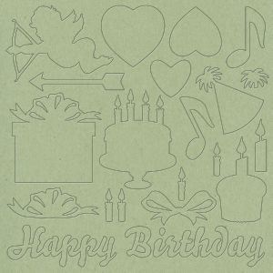 EC Chipboard Celebration Die C