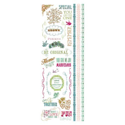 Margo Ornaments & Words Rub-On