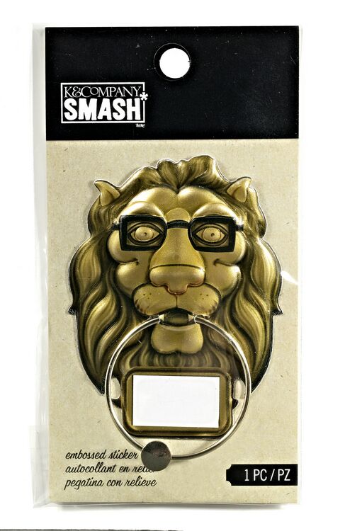 Smash Embossed Sticker