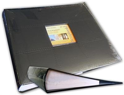 Con 12 x 12 3 Ring Binder Black