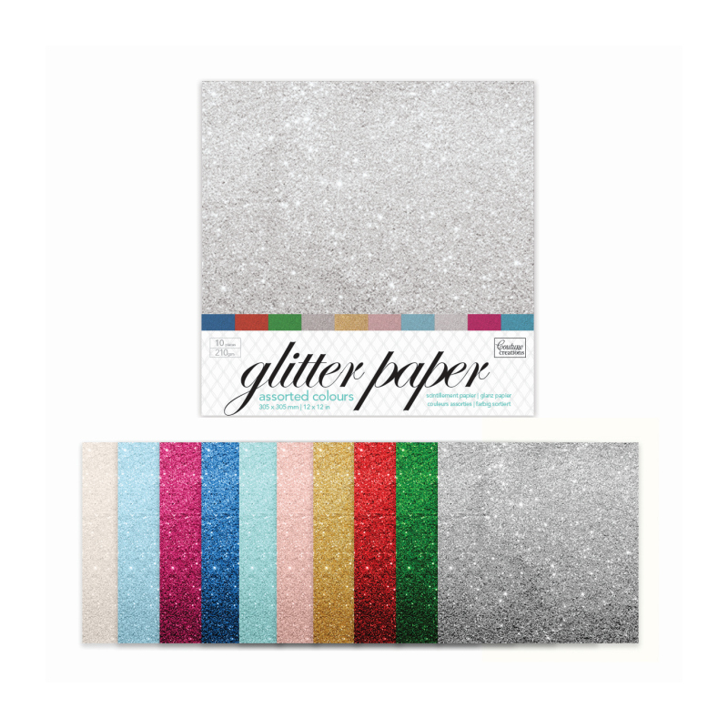 Con Glitter Ppr 10 pcs Asst (210)