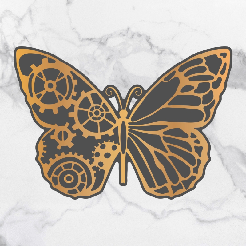 Steampunk Butterfly Cut & Create Die