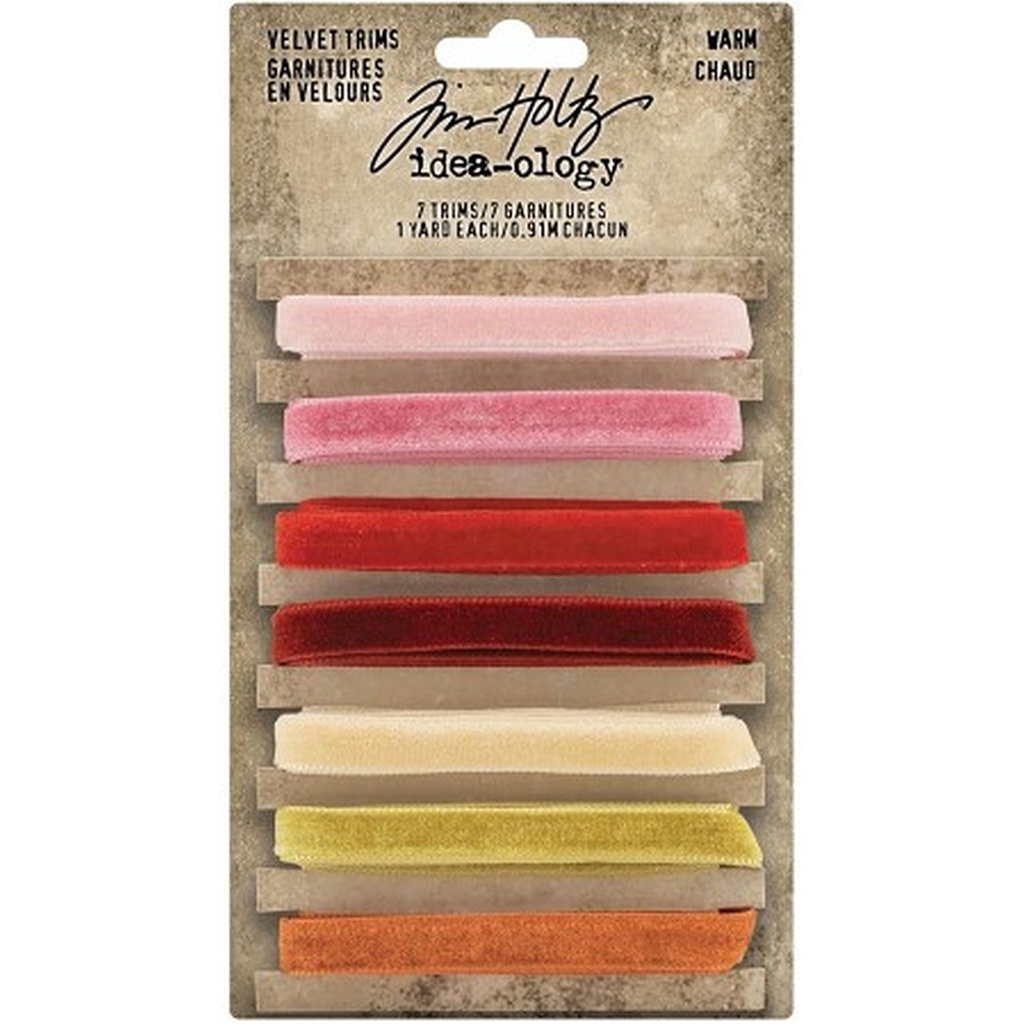 Tim Holtz Velvet Trims Warm