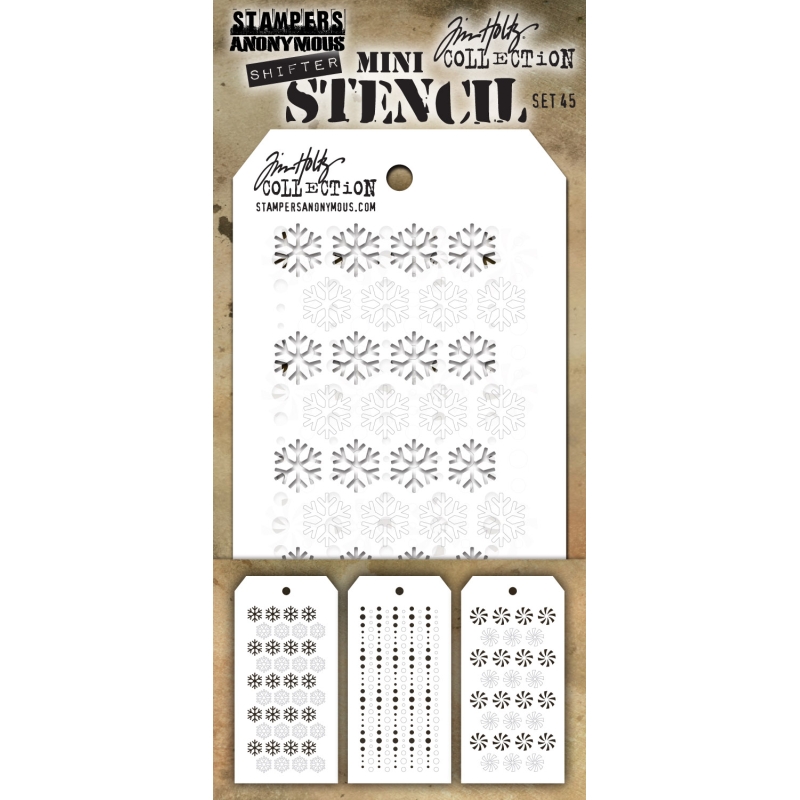 MINI STENCIL SET 45 (3 EA.)Stencils