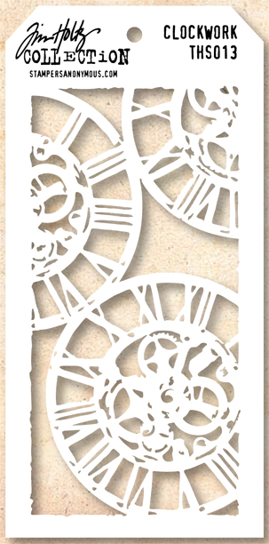 Tim Holtz Layering Stencil - Clockwork