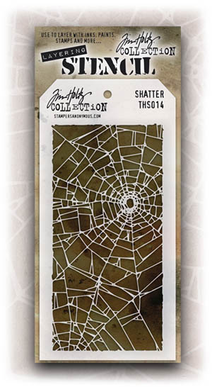 Tim Holtz Layering Stencil - Shatter