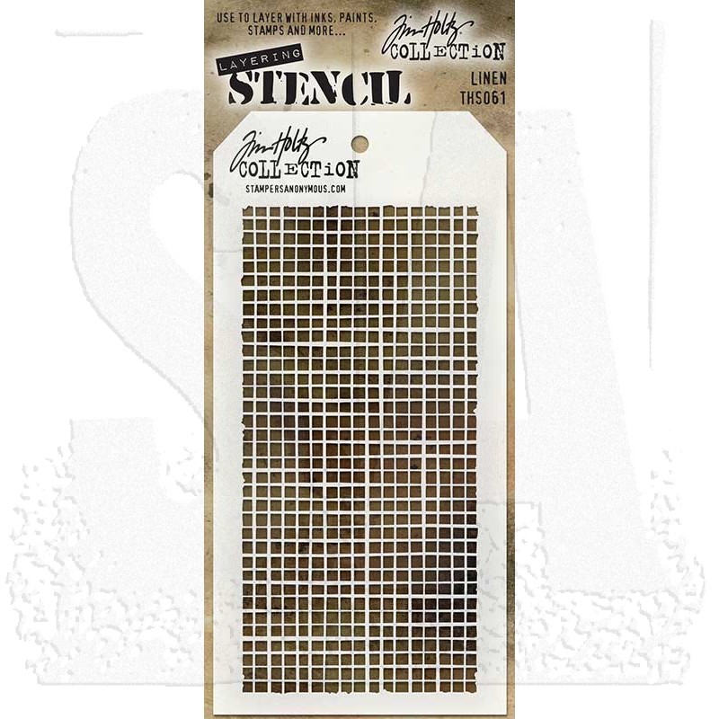 Tim Holtz Layering Stencil - Linen