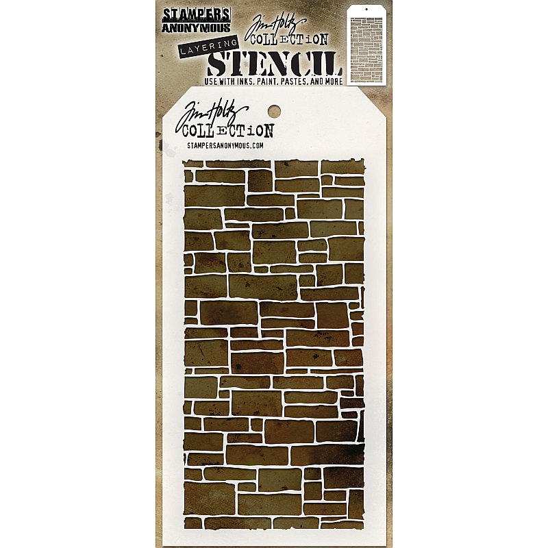 Tim Holtz Layering Stencil - Slate