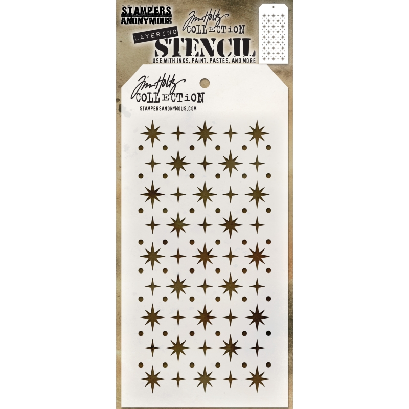 Tim Holtz Layering Stencil - Starry