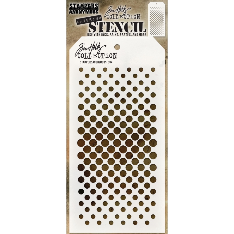 Tim Holtz Layering Stencil - Gradient Dot