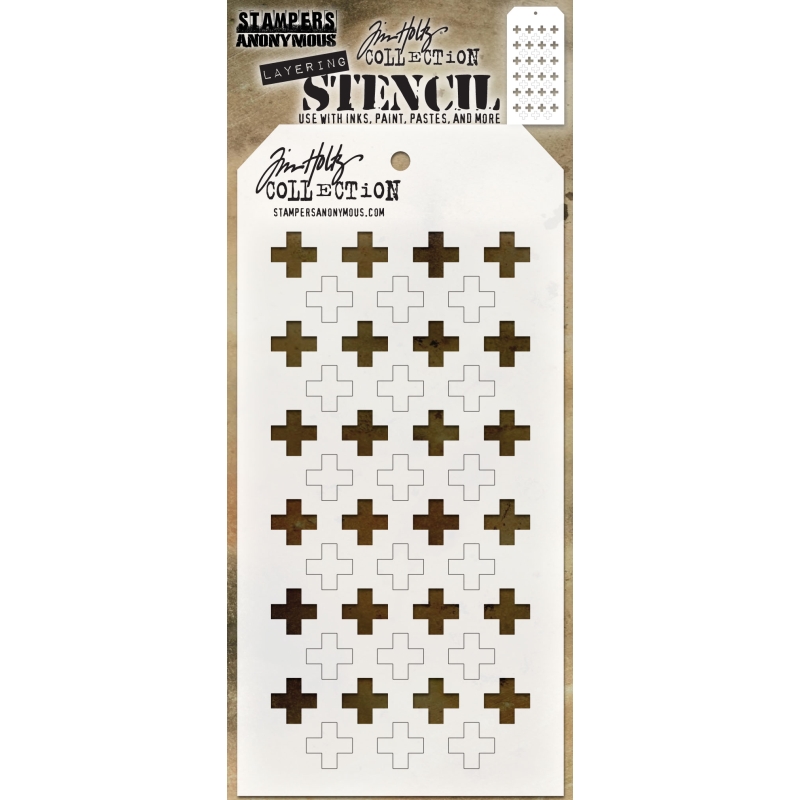 Tim Holtz Layering Stencil - Shifter Plus