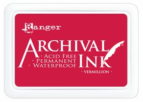 Archival Ink Pad Vermillion