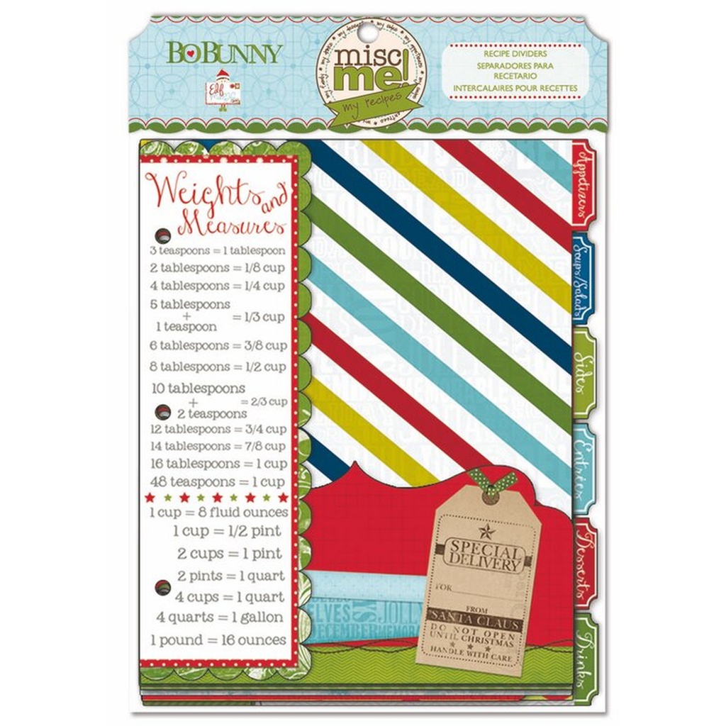 Elf Magic Recipe Dividers Sold in Singles