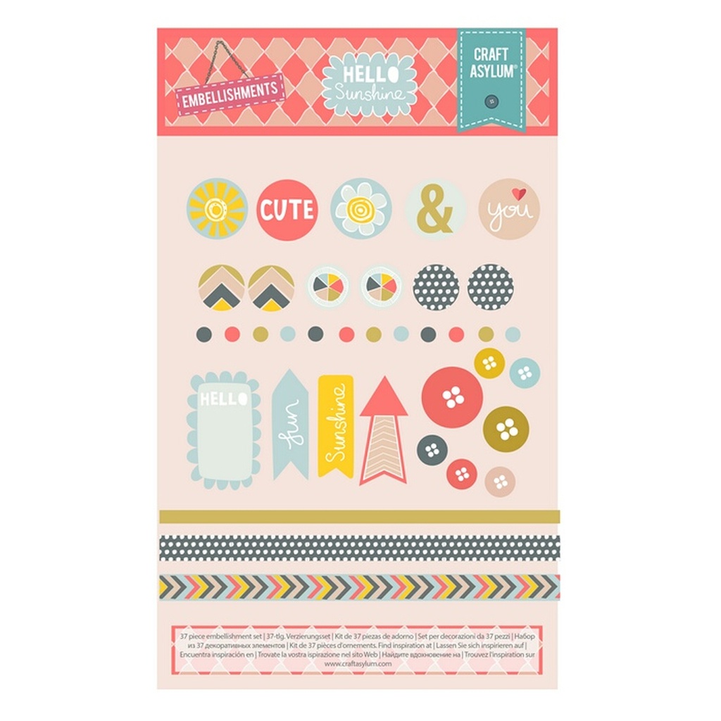 Embellishments Set 37pcs