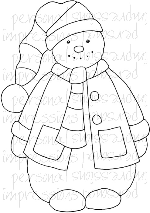 LM Zendoodle Snowman A6