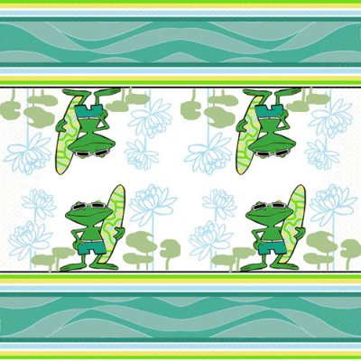 Cool Frog Napkins 33x33cmx20