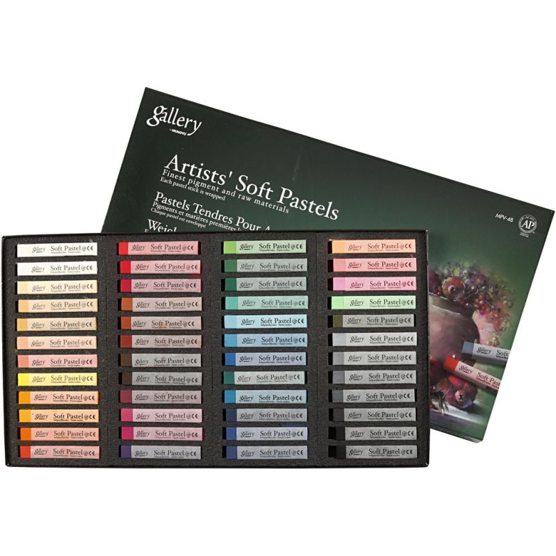 Gallery Soft Pastel Set 48pcs assorted