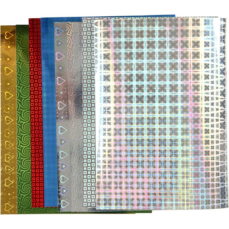 Holographic Paper A4 120g 8 sheets