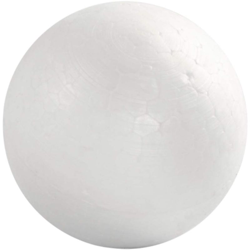 Polystyrene Balls 6cm 50pcs white