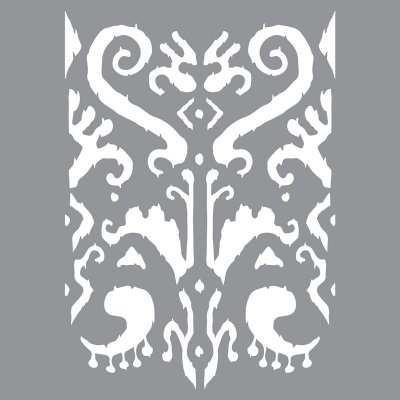 Indian Ikat Stencil