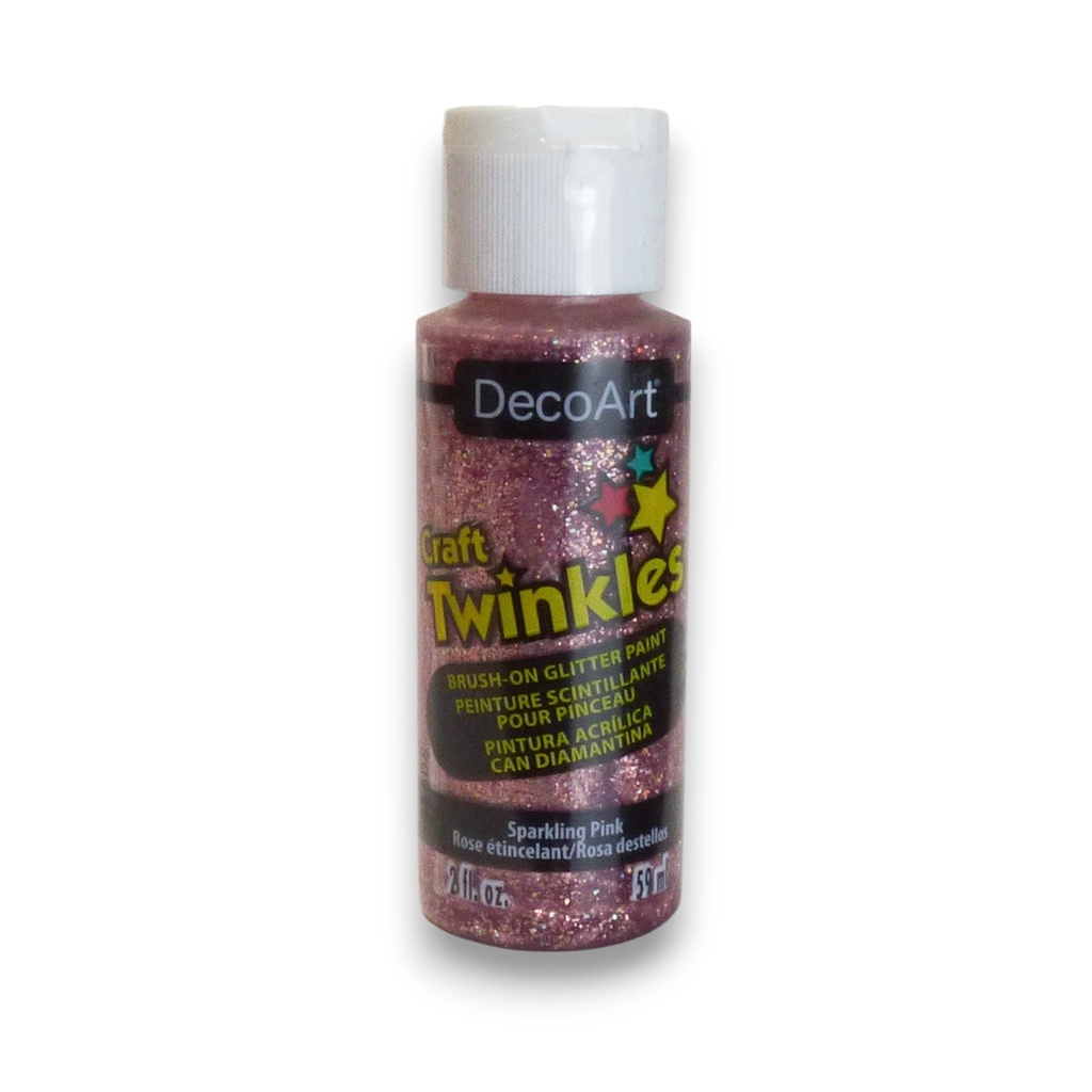 Sparkling Pink Craft Twinkles 2Oz.