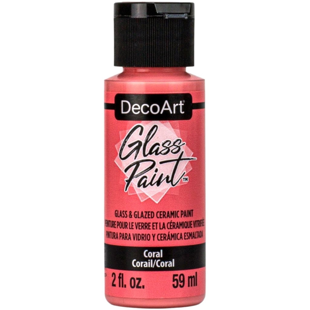 Coral Glass Paint - 2Oz.