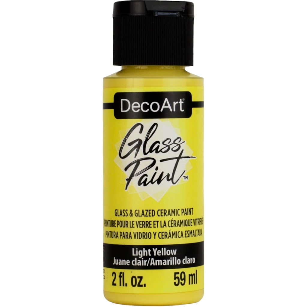 Light Yellow Glass Paint - 2Oz.